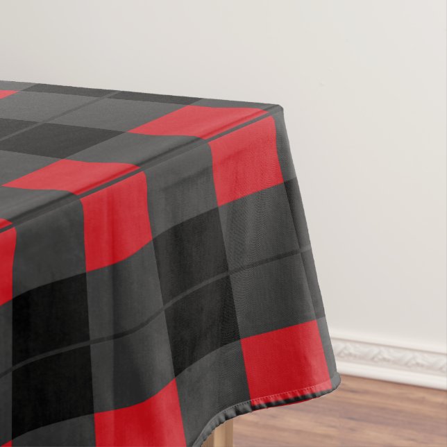 Red Plaid Tablecloth (In Situ)