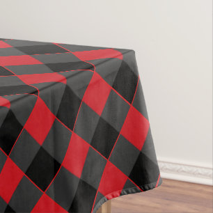 Red Plaid Tablecloth