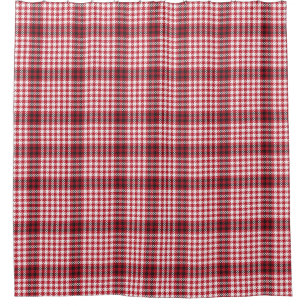 Red plaid tartan seamless pattern