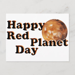 Red Planet Day Postcard