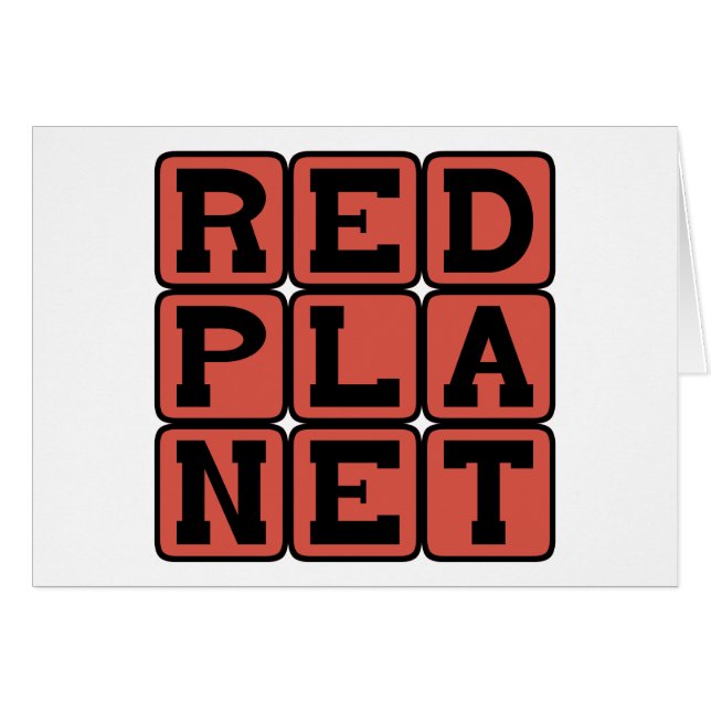 Red Planet, Mars (Front Horizontal)