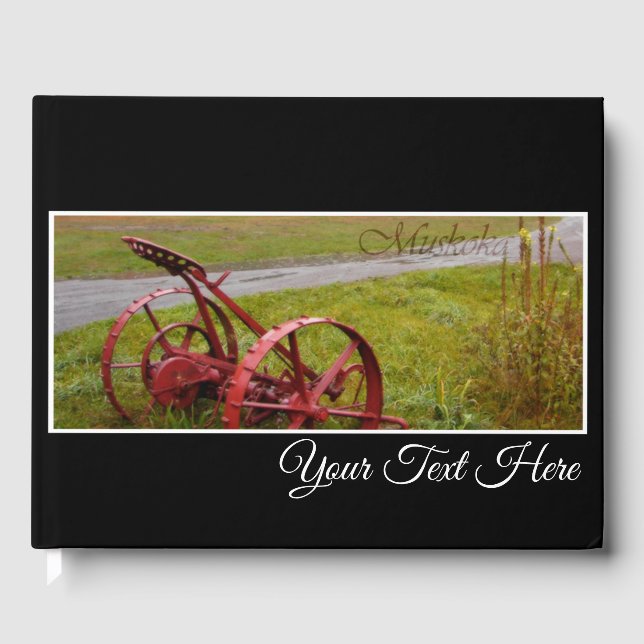 Red Plow Guest Book (Front)