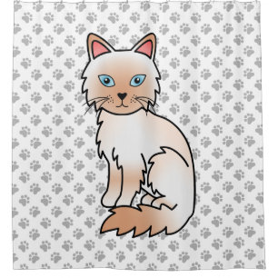 Red Point Birman / Ragdoll Cat & Paws