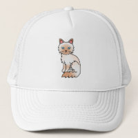 Red Point Birman / Ragdoll Cute Cartoon Cat