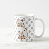 Red Point Birman / Ragdoll Cute Cat & Paws
