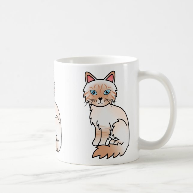 Red Point Tabby Birman / Ragdoll Cat Coffee Mug (Right)