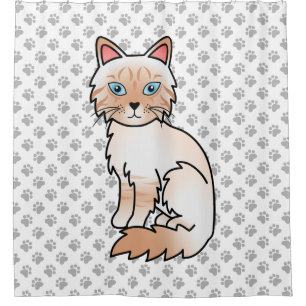 Red Point Tabby Birman / Ragdoll Cat & Paws
