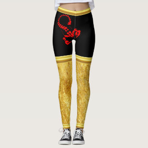 Red poisonous scorpion very venomous insect leggings