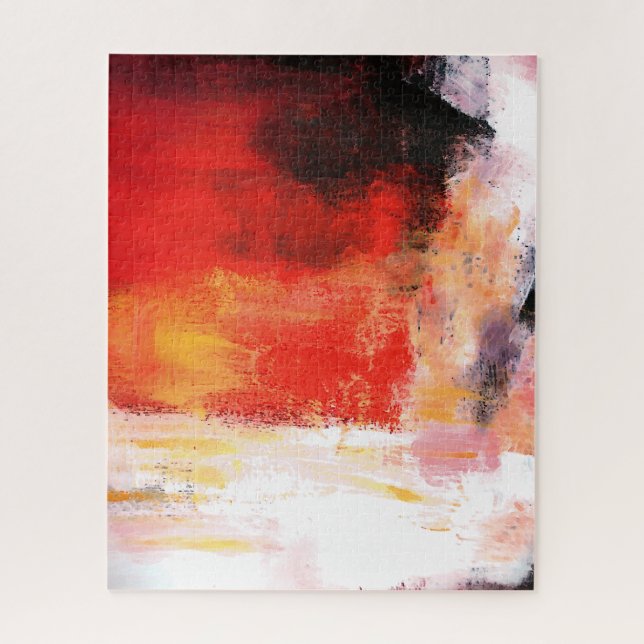Red Polar - Abstract Art Painting Jigsaw Puzzle (Vertical)