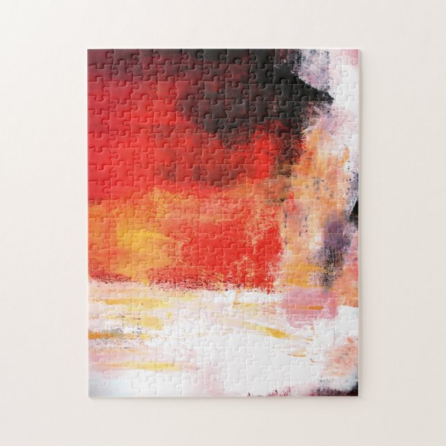 Red Polar - Abstract Art Painting Jigsaw Puzzle (Vertical)