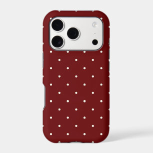 Red Polka Dot iPhone 17 Pro Case