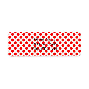 Red Polka Dot Pattern