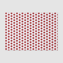 Red Polka Dot tissue paper