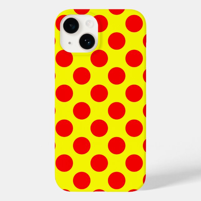 Red Polka Dots  Case-Mate iPhone Case (Back)