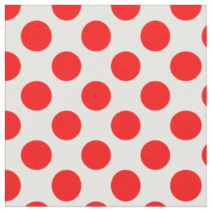 Red Polka Dots Fabric