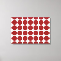 Red Polka Dots on White