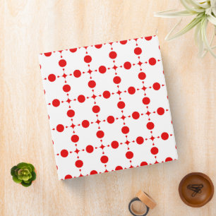 Red Polka Dots, Polka Dot Pattern, Dots, Dotted Binder