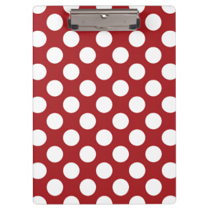 Red Polka Dots, Polka Dot Pattern, Dots, Dotted Clipboard