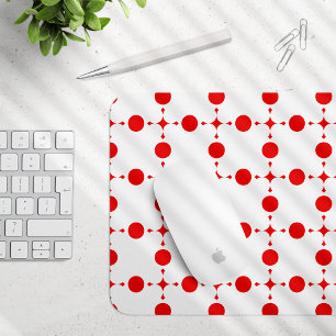 Red Polka Dots, Polka Dot Pattern, Dots, Dotted Mouse Pad