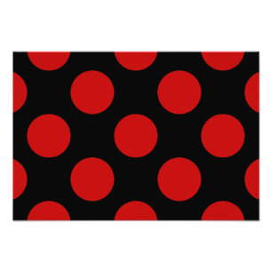 Red Polka Dots, Polka Dot Pattern, Dots, Dotted Photo Print