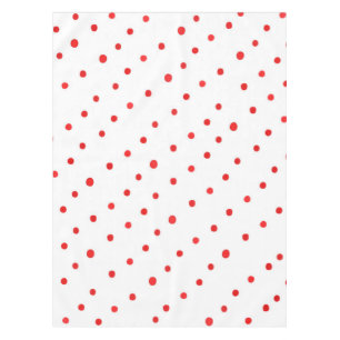 Red Polka Dots Table cloth