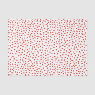 Red Polka Dots Tissue Paper