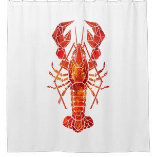 Red polygonal lobster