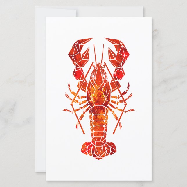 Red polygonal lobster (Front)