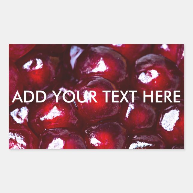 Red Pomegranate Seeds Sticker (Front)