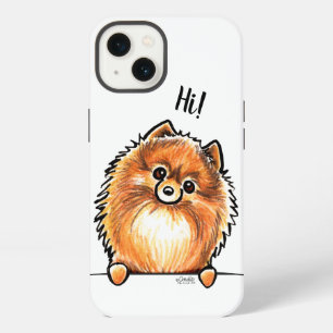 Red Pomeranian Says Hi iPhone 13 Case