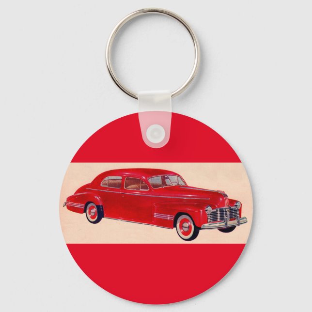 red Pontiac Torpedo Keychain (Front)