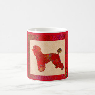 Red Poodle Coffee Mug