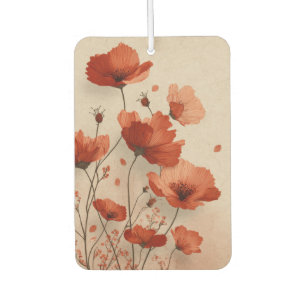 Red poppies. air freshener