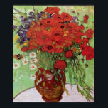 Red Poppies and Daisies By Vincent Van Gogh Poster<br><div class="desc">Red Poppies and Daisies. Painted by Vincent Van Gogh in 1890.

This image is in the public domain.</div>