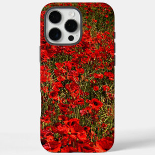 Red Poppies iPhone 16 Pro Max Case