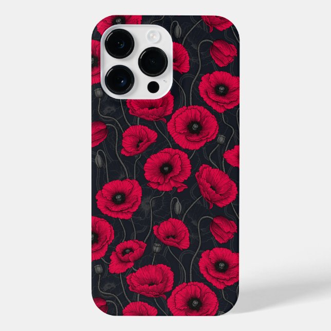 Red Poppies iPhone Case (Back)