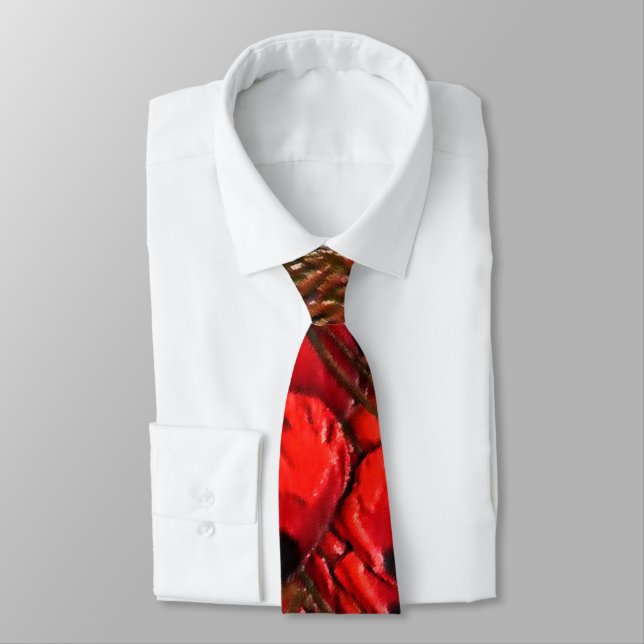 Red Poppies on a awesome ties (Tied)