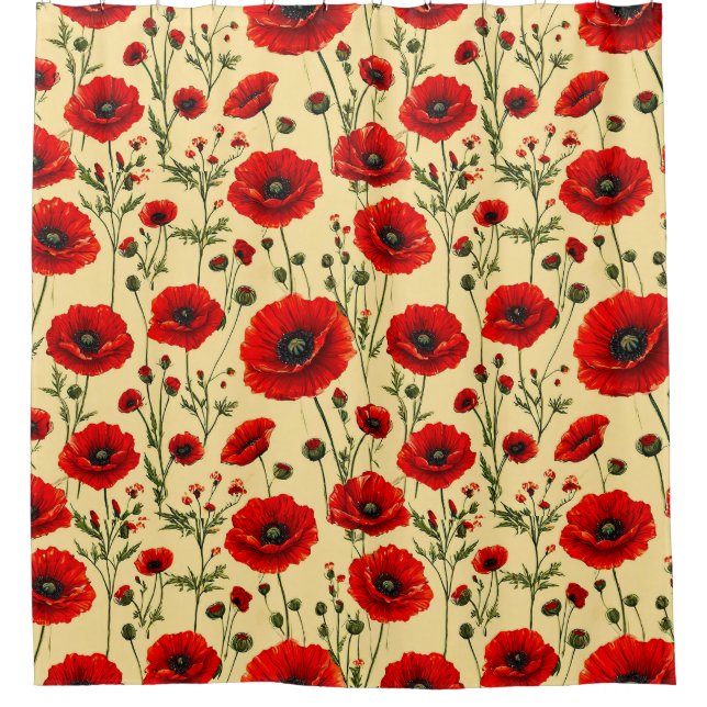 Red poppies pattern (Front)