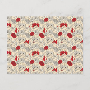 Red Poppies Postcard