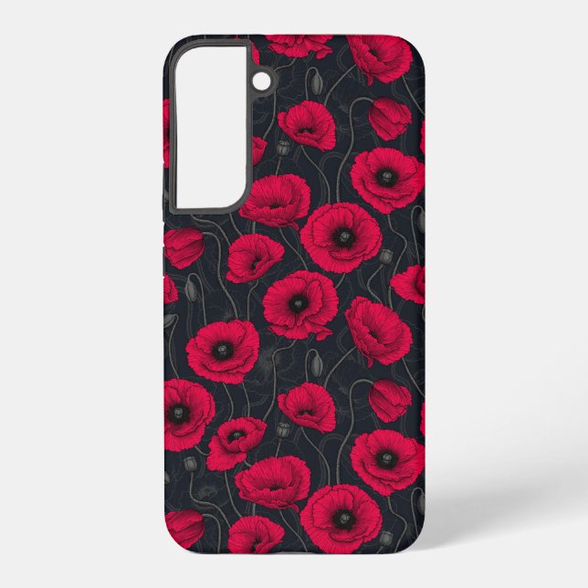 Red Poppies Samsung Galaxy S22+ Case (Back)