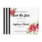 Red Poppies Wild Floral Wedding Save The Date