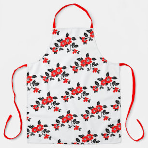 Red Poppy All-Over Print Apron