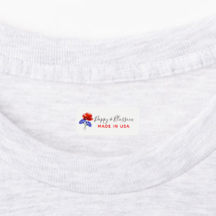 Red Poppy & Cornflower Red, White & Blue Clothing