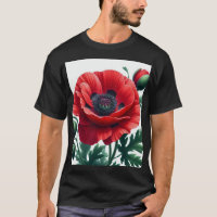 Red Poppy Floral