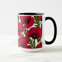 Red Poppy garden 2