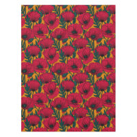 Red poppy garden