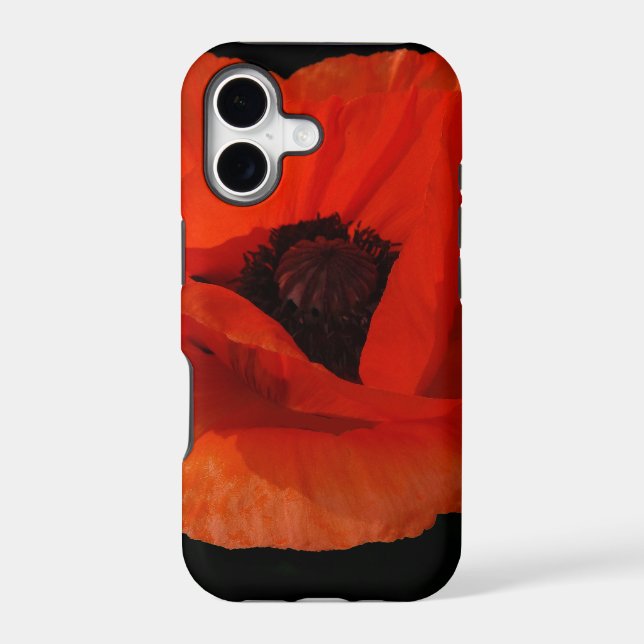 Red Poppy Macro (Back)