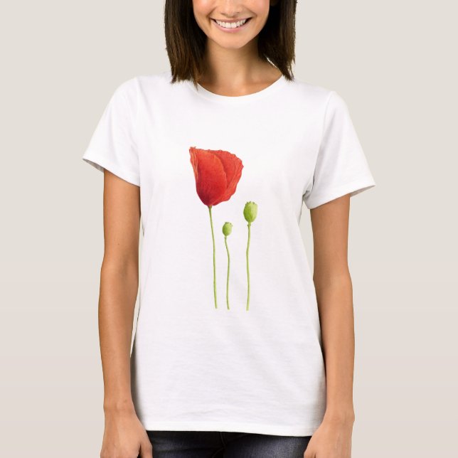 Red Poppy T-shirt (Front)