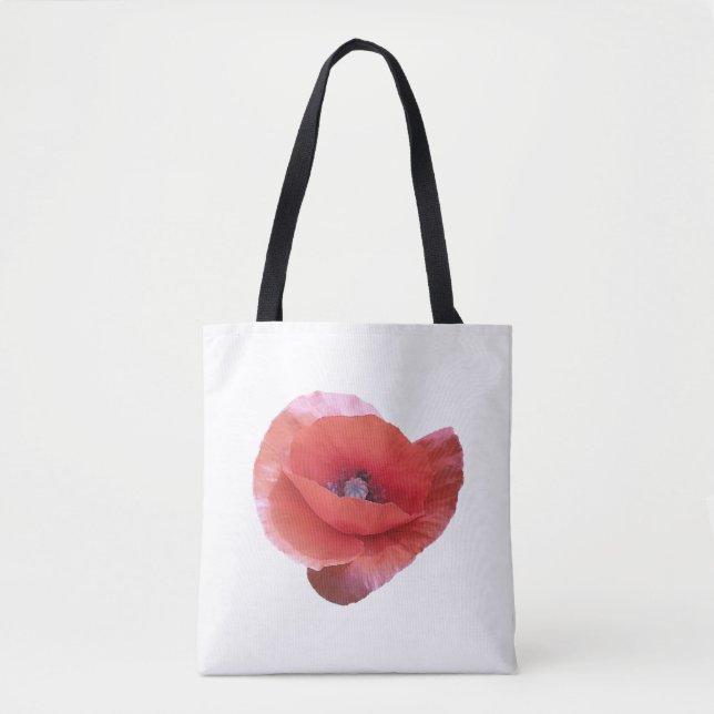 Red poppy. tote bag (Front)
