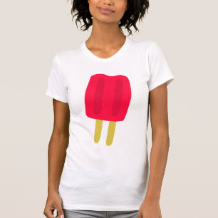 Red Popsicle Womens T-Shirt